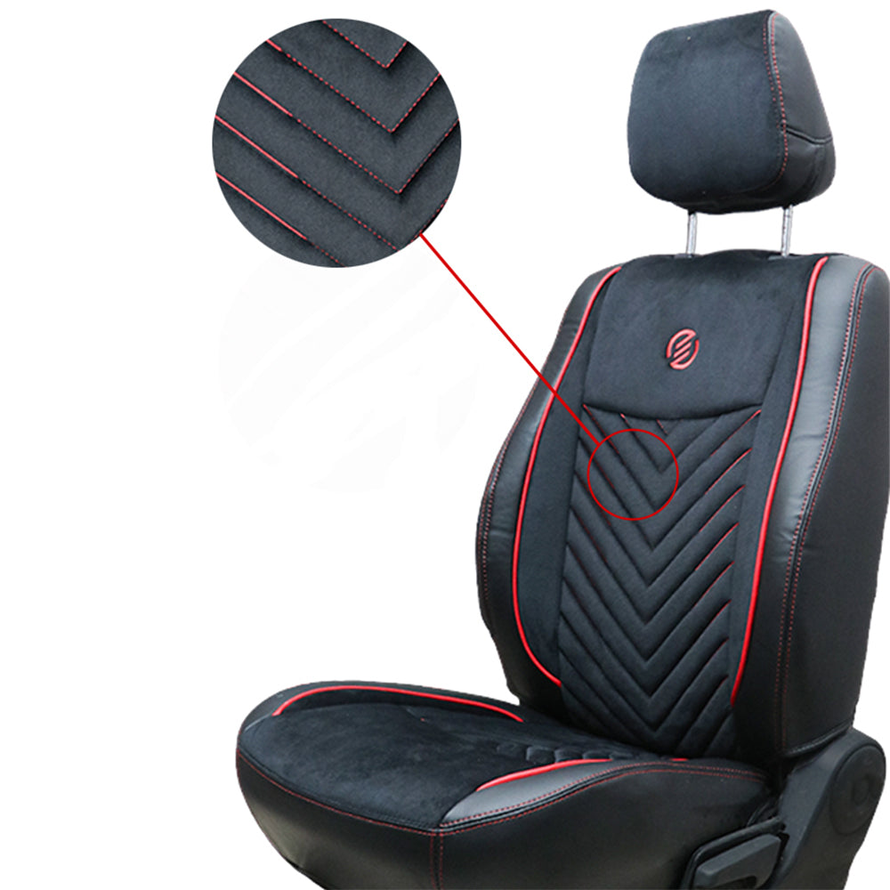 Veloba Softy Velvet Fabric Car Seat Cover For Maruti Fronx