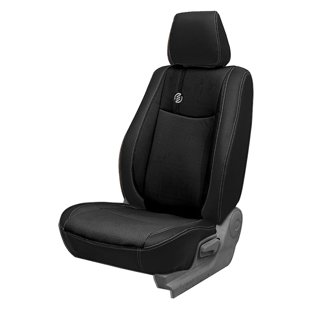 Venti 1 Duo Perforated Art Leather Car Seat Cover For Nissan Kicks