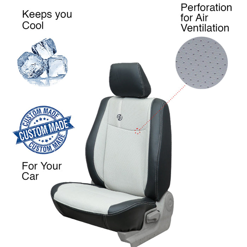 Venti 1 Duo Perforated Art Leather Car Seat Cover For Maruti Grand Vitara