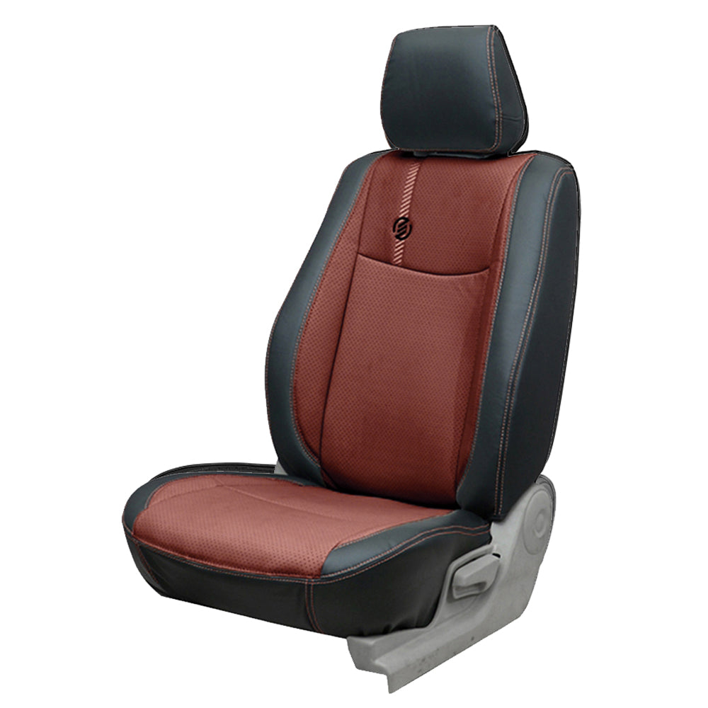 Venti 1 Duo Perforated Art Leather Car Seat Cover For Hyundai Verna