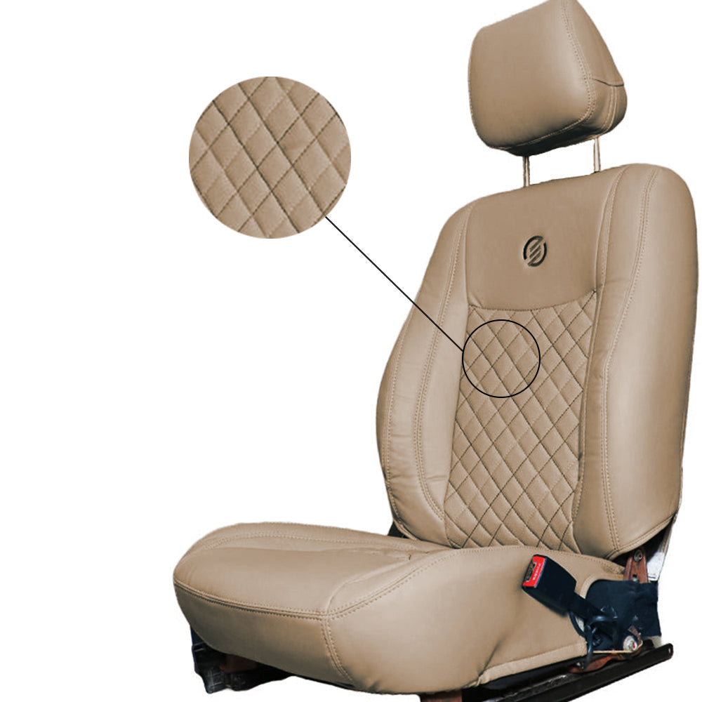Venti 3 Perforated Art Leather Car Seat Cover For Maruti Fronx