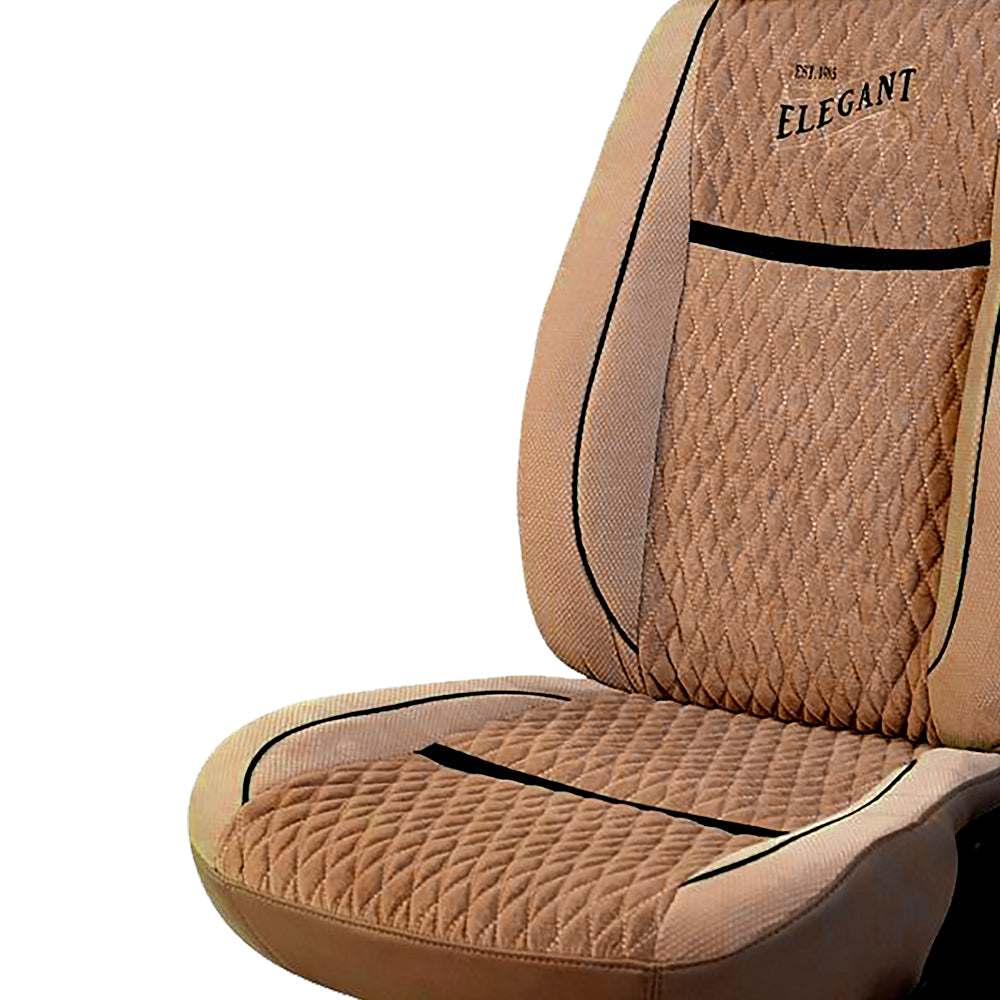 Comfy Vintage Fabric Car Seat Cover For Honda Brio with Free Set of 4 Comfy Cushion
