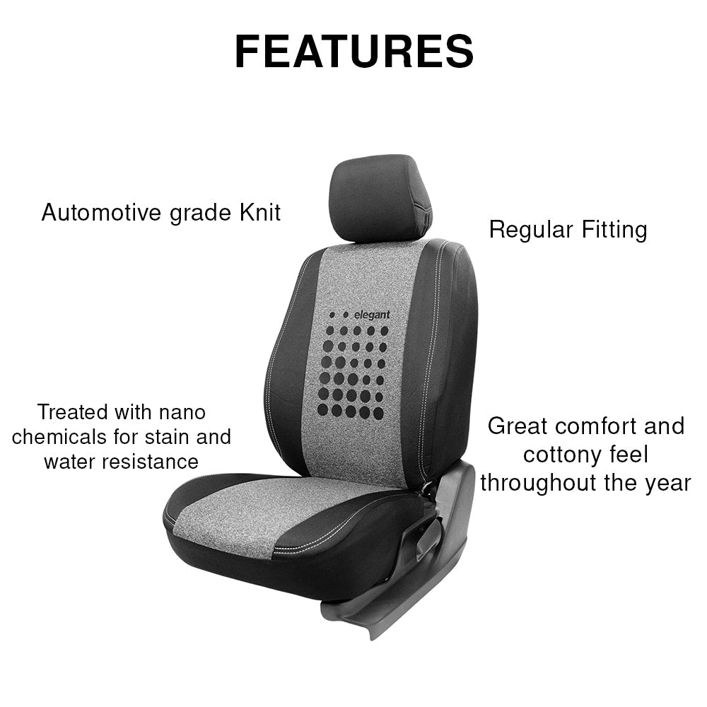 Yolo Plus Fabric Car Seat Cover For Skoda Kushaq