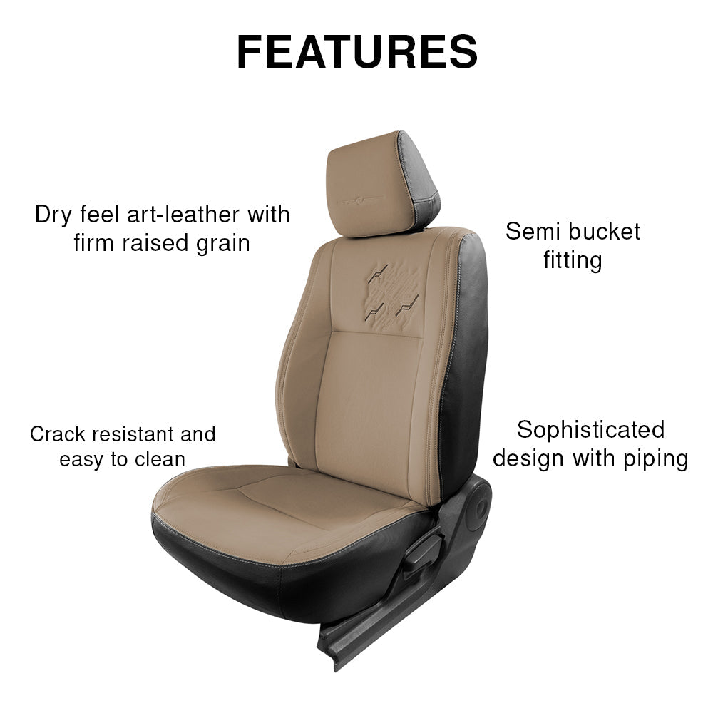 Vogue Zap Plus Art Leather Bucket Fitting Car Seat Cover For Tata Altroz